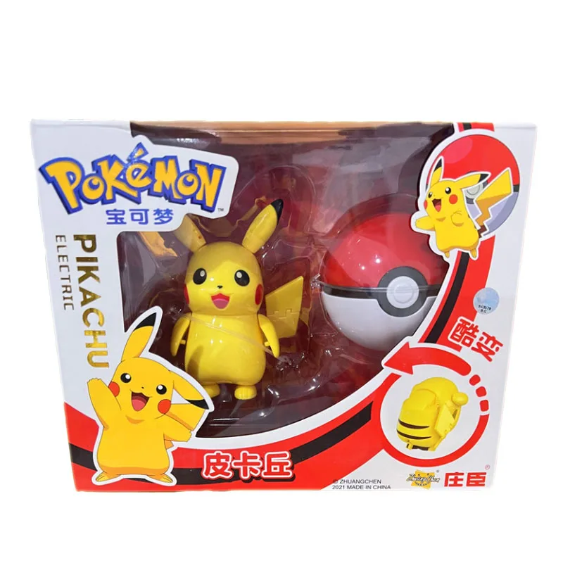 

Original Pokémon Pokemon Toy Figure Doll Pikachu Fire-breathing Dragon Elf Ball Deformation Egg