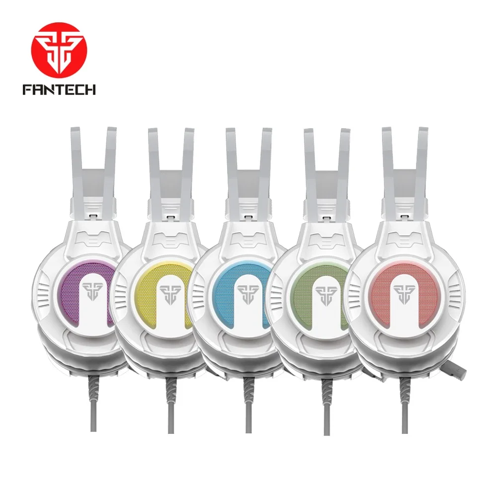 Игровые наушники FANTECH HG17 стереонаушники RGB Marquee гарнитура с микрофоном для PS4 Xbox One