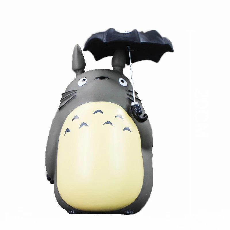 20 см Мой сосед Тоторо с зонтиком ПВХ фигурка Миядзаки Хаяо Коллекционная модель