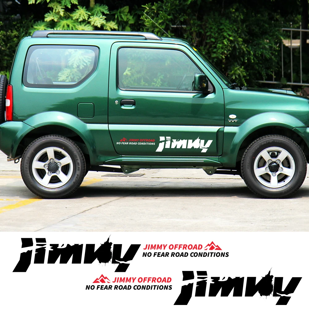 2 шт. для SUZUKI JIMNY автомобильные наклейки виниловой пленки углеродное волокно Авто