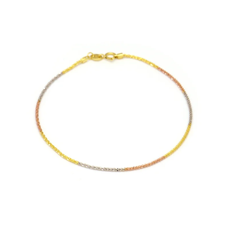 Женские браслеты с цепочкой Glitzy сверкающие ювелирные украшения из настоящего