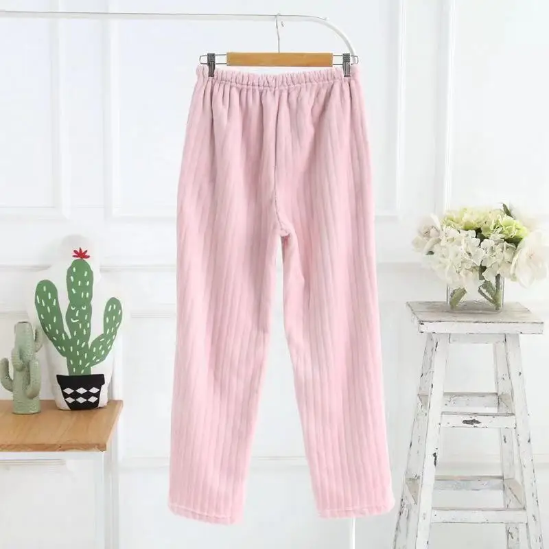 Женские Фланелевые брюки на шнуровке Осень-зима | Женская одежда