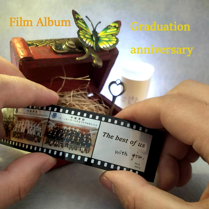 

10 Photos DIY Film Album Alumni Book/Autograph Book Good Memory Wedding Anniversary Gifts Baby Shower Customized Gift