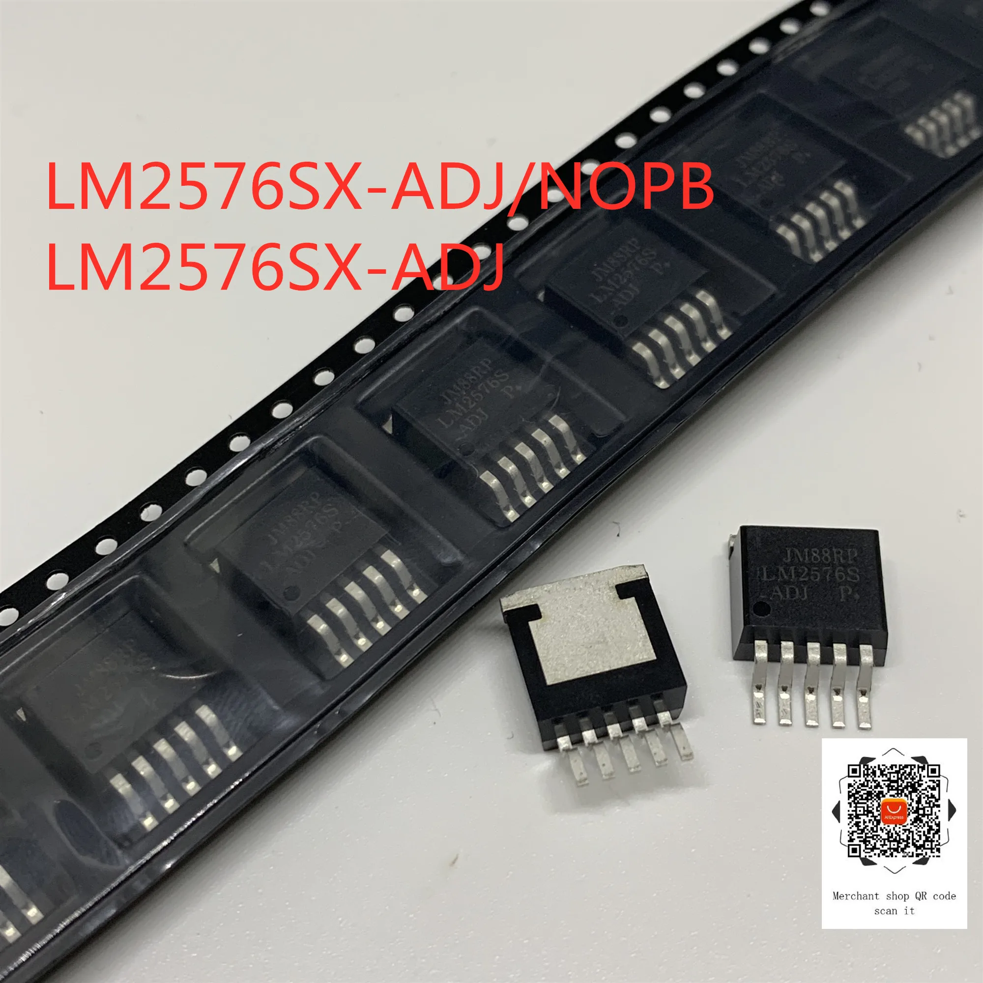 [10 шт./1 лот] 100% Новинка Оригинал: LM2576SX-ADJ/NOPB LM2576SX-ADJ LM2576SX-ADJ-IC REG BUCK ADJ 3A DDPAK/TO-263-5