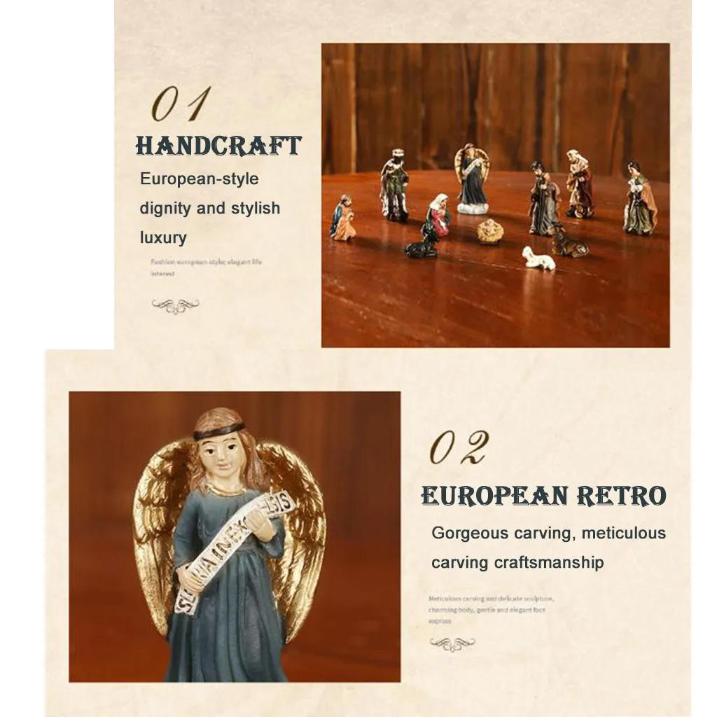 Статуэтки и миниатюры элегантный профиль набор для рождества в комплект входят