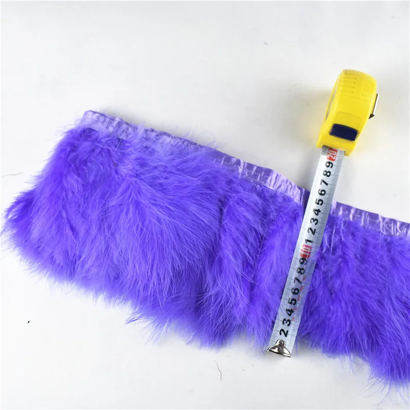 2 ярда/партия натуральные пушистые перья с бахромой|Перо| |