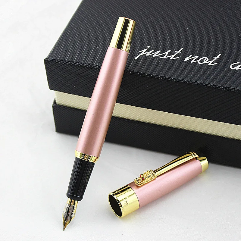 

Luxury Eastern Dragon Design Fountain Pen DIKA WEN Brand Business Office Gift Ink Pens School Writing Stationery Supplies