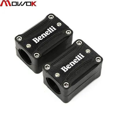 Black Для Benelli TRK502 TRK 502C/X/L BN302 TNT 300/600 BJ 600 защита двигателя мотоцикла бампер декоративный Блок Логотип BENELLI - Цвет: Black