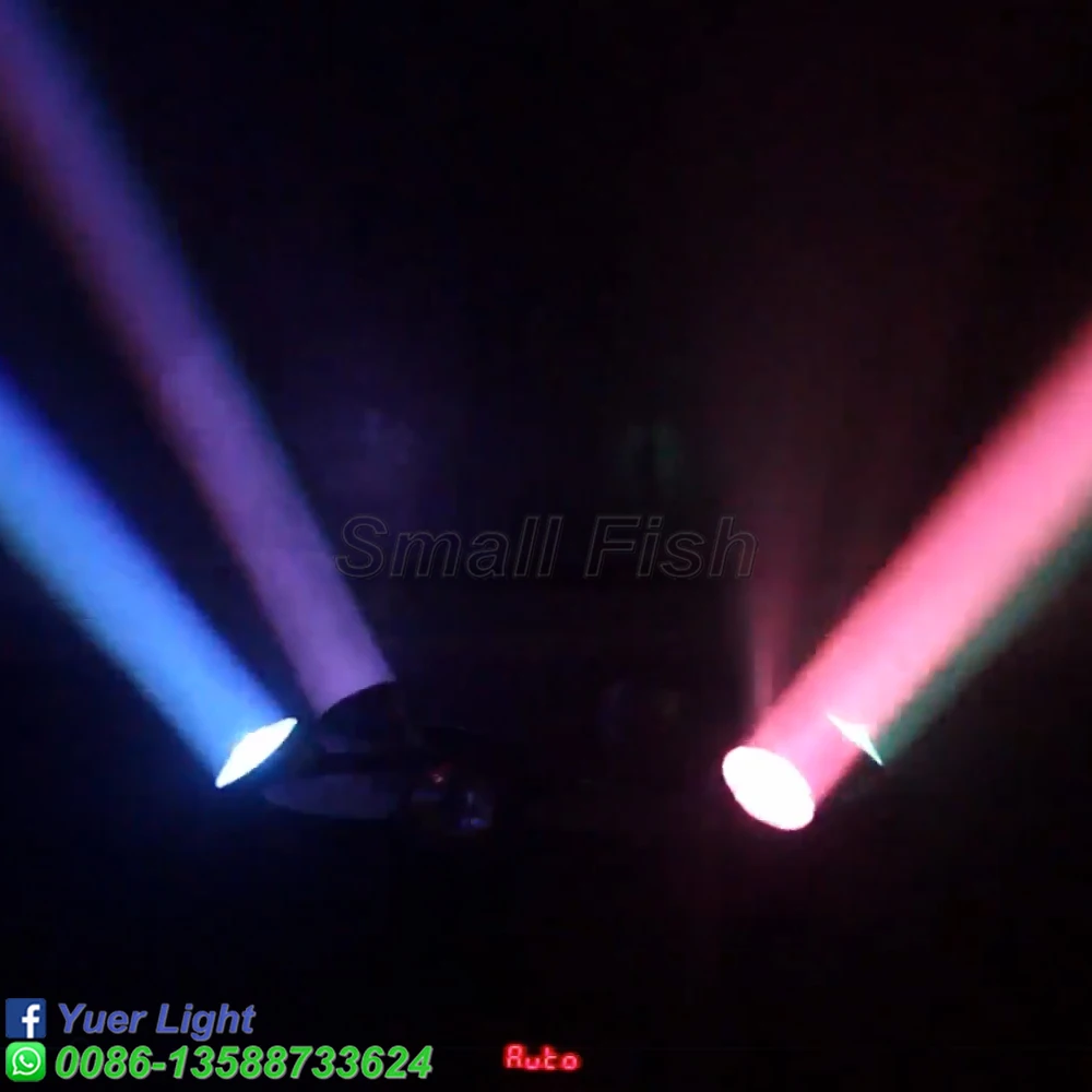 Светодиодный сценический прожектор профессиональный вращающийся DMX512 6 х10 Вт RGBW 4