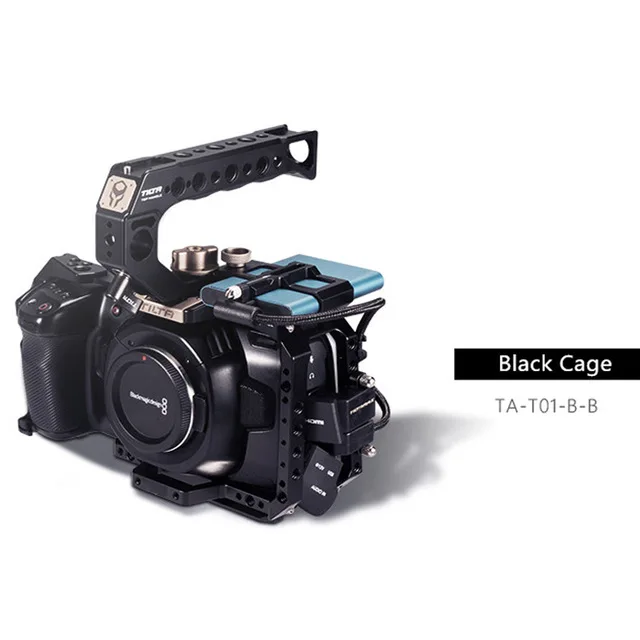 TILTA BMPCC 4K 6K Камера клетка TA T01 B G полный черный для BlackMagic BMPCC4K с ручкой сверху