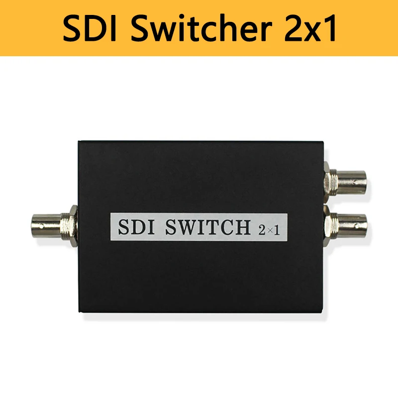 SDI Switcher 2x1 Multimedia Split Intelligent Switch Extender 2 To 1 Converter for 3G HD SD Monitor Security Camera CCTV Video |