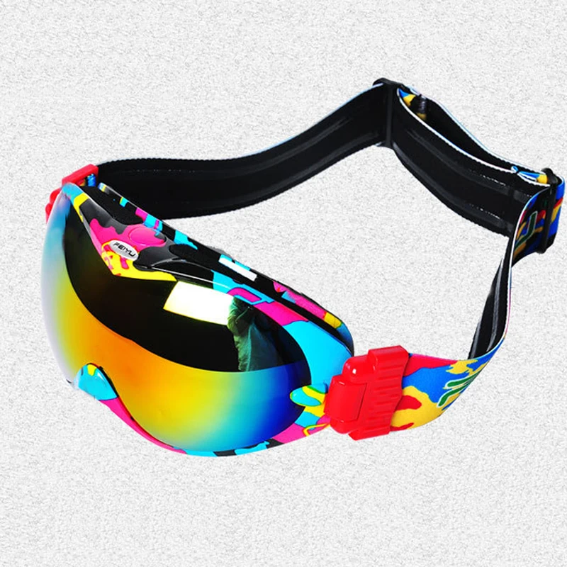 Брендовые лыжные очки для снегохода FEIYU противотуманные цветные покрытые