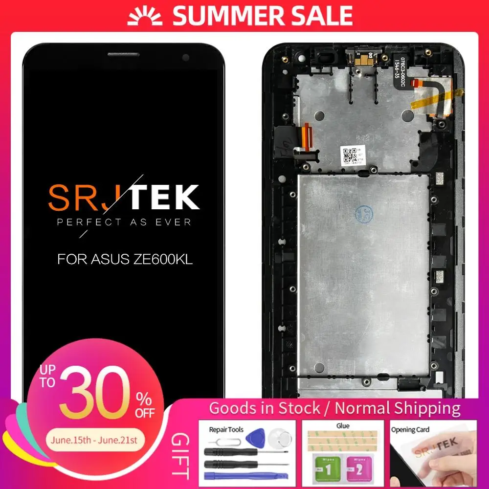 ЖК-дисплей TFT 6,0 дюйма для Asus ZenFone 2 Laser ZE600KL, ЖК-дисплей, матрица + дигитайзер сенсорного экрана, запасные части, гарантия
ЖК-дисплей TFT 6,0 дюйма для Asus ZenFone 2 Laser ZE600KL, ЖК-дисплей, матрица + дигитайзер сенсорного экрана, запасные части, гарантия