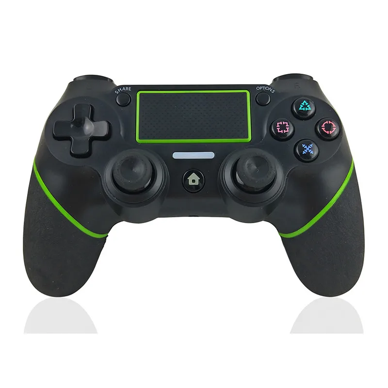 Black-green Csuneel Bluetooth беспроводной/USB джойстик для PS4 контроллер подходит только для ps4 консоли для Playstation Вибрационный геймпад для PS3 - Цвет: Black-green