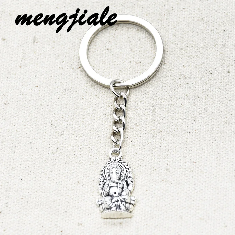 1 пара новых модных подвесок Ganesha Buddha Слон-брелок из сплава металла подвески для