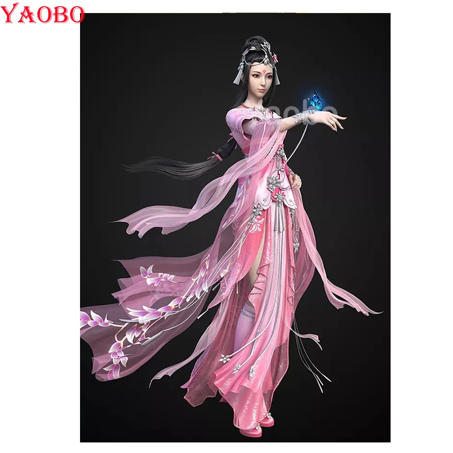 

Картина с квадратными стразами, китайская Восточная красавица, Бабочка, стразы, вышивка круглые алмазы мозаичные наклейки на стену