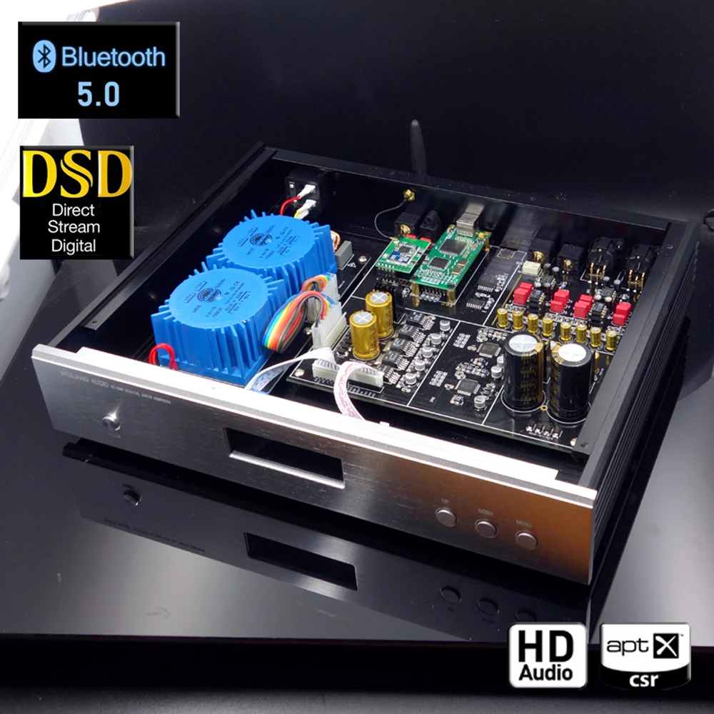 DC 100 AK4497 двухъядерная версия декодер USB DAC CSR8675 Bluetooth 5 0|Цифро-аналоговые
