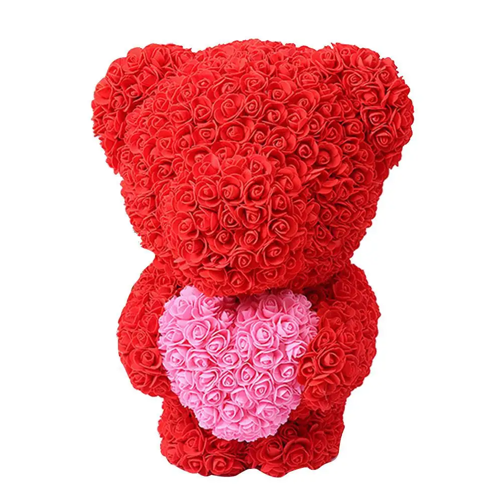 

PE Gift Birthday Valentine'S Day Wedding Love Artificial Rose Rose Bear Bear Dolls Romantic Lovely Simulated Girlfriend