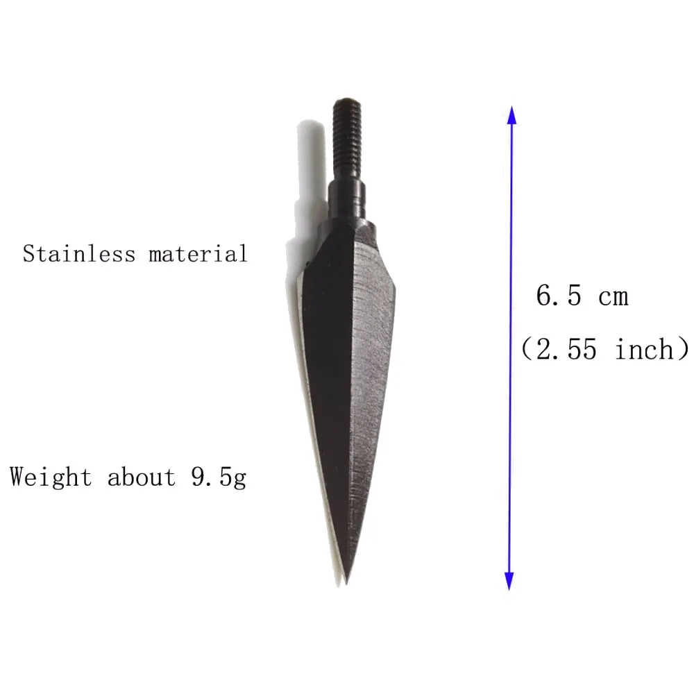 12 шт. наконечники для стрел из нержавеющей стали арбалета|Лук и стрела| |