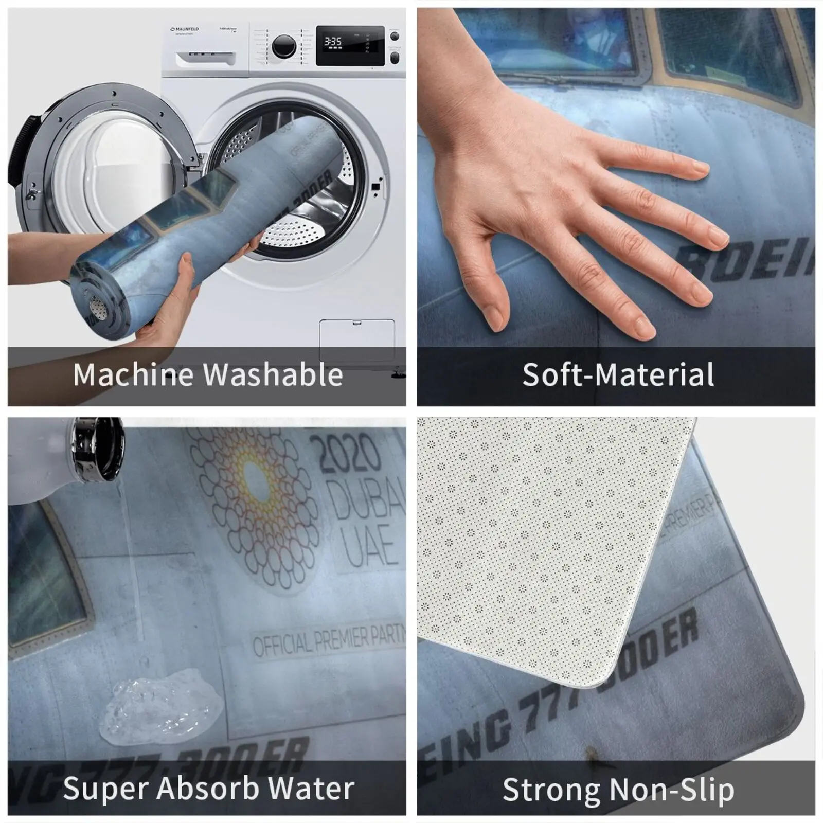 Ковер для Катара Боинг 777-300er мягкий коврик пилота в кабине профессиональный