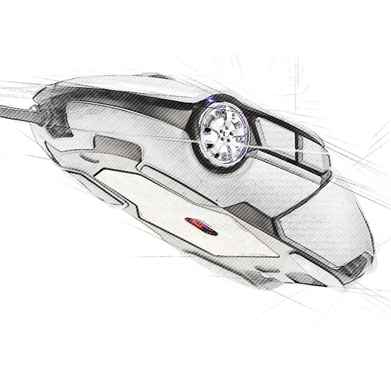 VicTsing V11 Проводная игровая мышь 6 клавиша механическое макропрограммирование игровая оптика 2400 dpi эргономичная RGB мышь с подсветкой