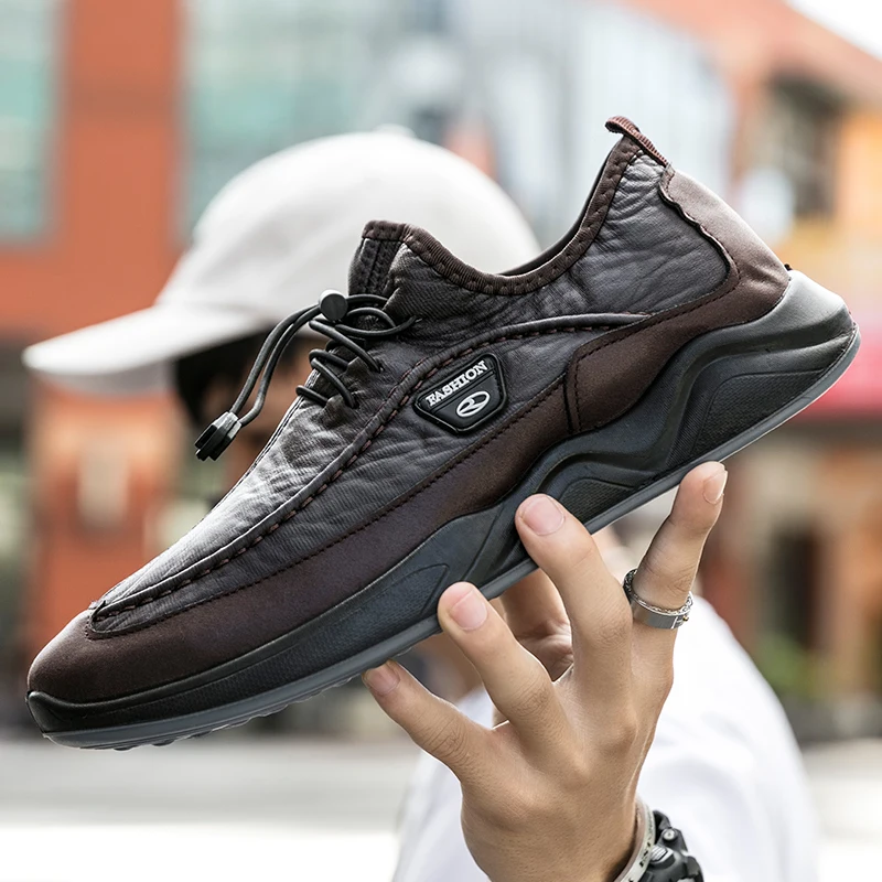 

New Fashion Mens Walking Shoes Flat Loafer Man Car Shoes Male Outdoor Office Business Shoes Zapatos Hombre Chaussures Size 39-46