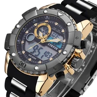 stryve 8001 waterproof wristwatches for men hot sales dual movement relojes male fashion designer men luxury watches