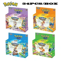 2021 latest 54pcs english pokemon ptcg card shining fates trade game battle cards collection collectable toys child gift