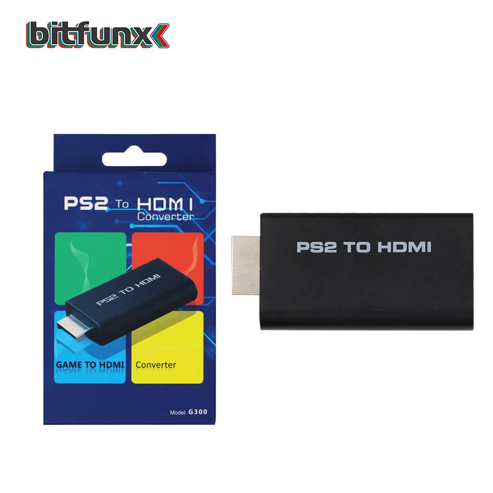 Конвертер Bitfunx HDMI совместимый с SONY PS2 Аудио Видео 3 5 мм адаптер для монитора