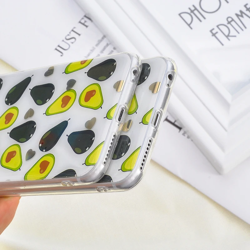 Чехол для телефона с рисунком iPhone XR 7 8 Plus X MAX 5 SE милый забавный Прозрачный чехол