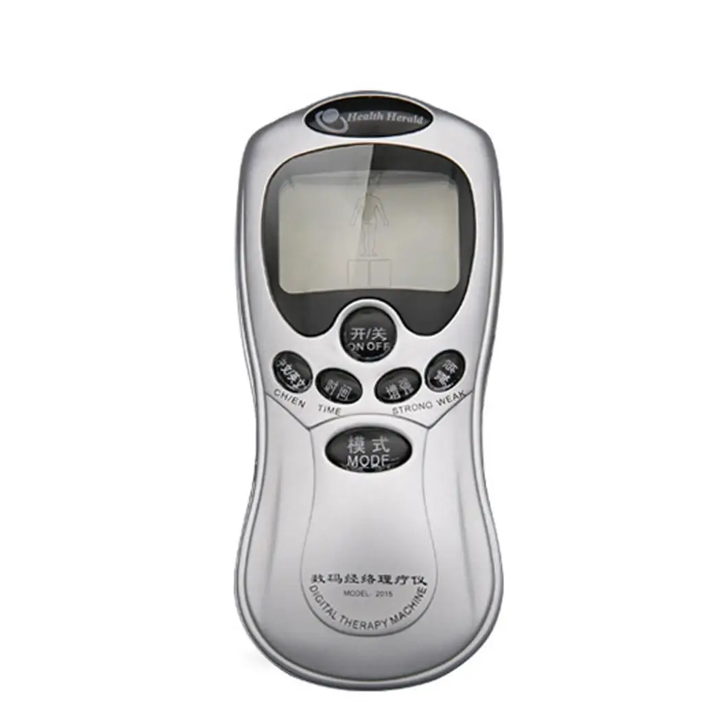 Тело цифровой терапевтический массажер машина для расслабления мышц серебристо