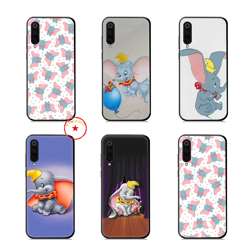 Милый мягкий силиконовый чехол Dumbo Movie для Xiaomi Redmi Note 8 7 6 5 Pro 4X 5A |