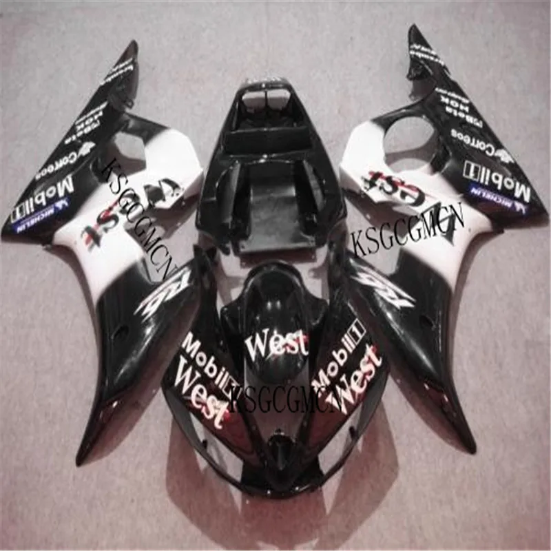 

NEW fairings set for YAMAHA YZFR6 2003 2004 2005 black west YZF R6 03 04 05 fairing kits body repair parts Motorcycle Bodywork