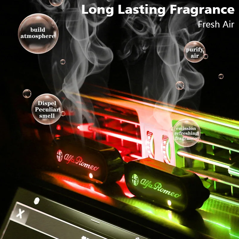 1pcs Car Conditioning Vent Outlet Fresh Aromatherapy LED Fragrance Light For Volkswagen VW Golf 4 6 7 GTI Tiguan Passat B5 B7 | Автомобили