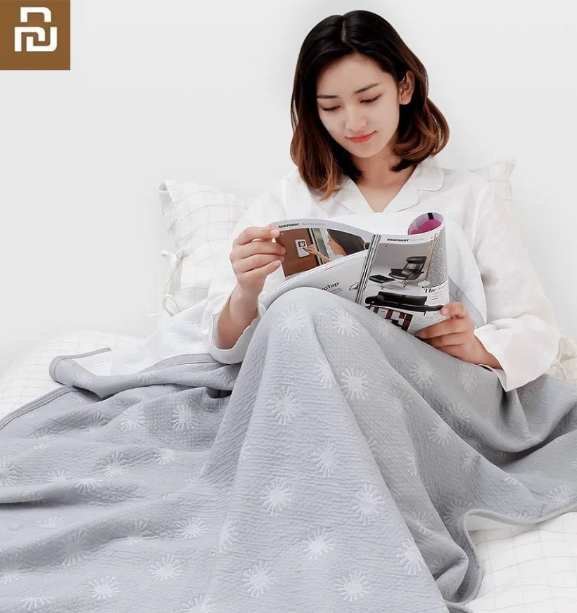 Youpin Новое тонкое одеяло охлаждающее волокно прохладное сухое дышащее постельные