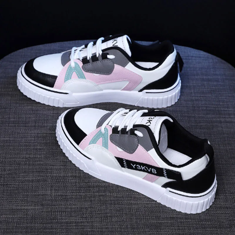 

comemore 2021 New Women Leather Running Shoes Ladies Shoes Mesh Athletic Shoes Sneaker Girl Women Zapatos De Muje Beach Tennis