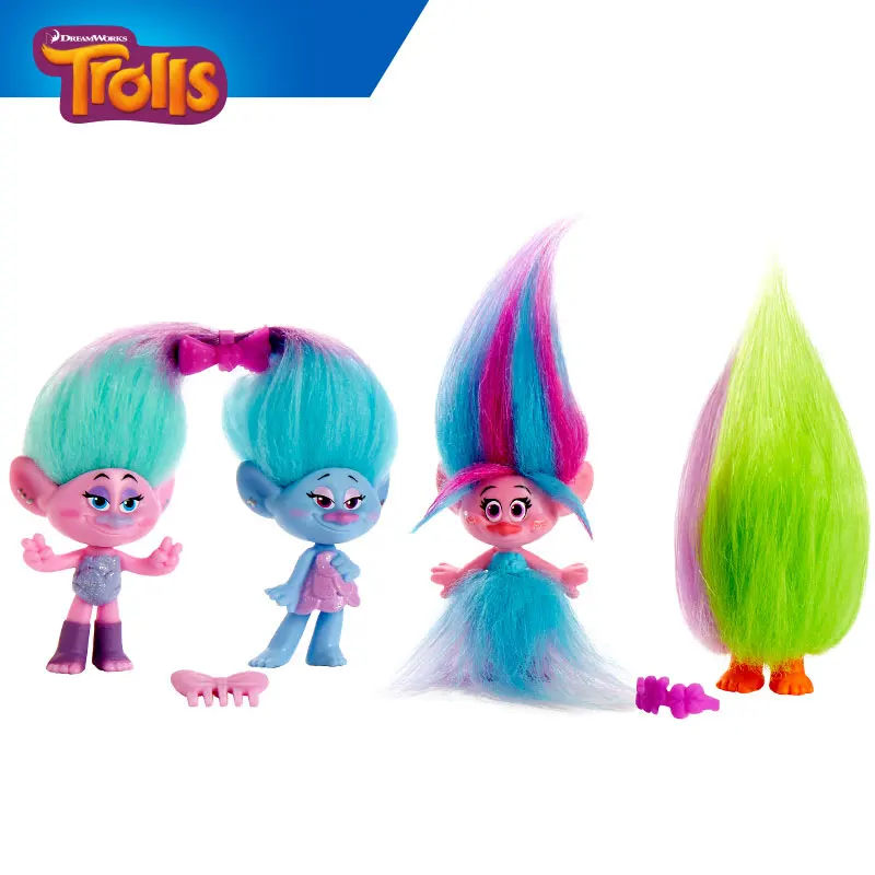6 шт./компл. тролли уродливый малыш Бобби Бланш волосы игрушка Набор персонажей