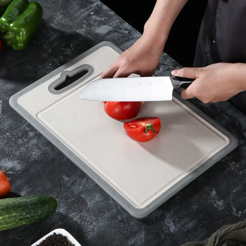 

Kitchen Double-sided Stainless Steel Cutting Board Chopping Blocks Cooking Tools Double-sided Chopping Block New 2020
