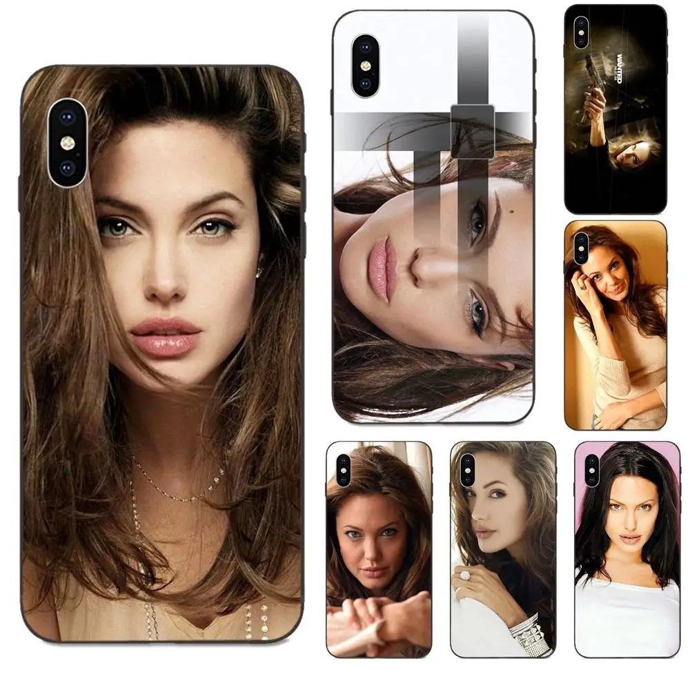 ТПУ Популярные анжедины Джоли Платье для huawei nova 2 2S 3i 4 4e 5i Y3 Y5 II Y6 Y7 Y9 Lite Plus Prime Pro 2017