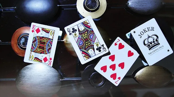 Бесплатная доставка 1 X The Crown V2 колоды игральных карт стандартная Игра В Покер Magic