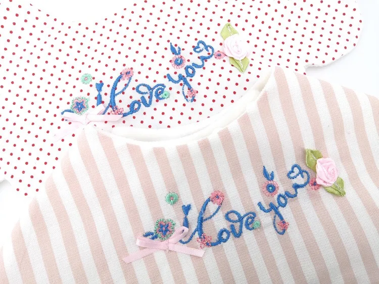 Korean Princess 360 round rotating bib cotton baby saliva towel hundred days birthday decoration fake collar | Детская одежда и