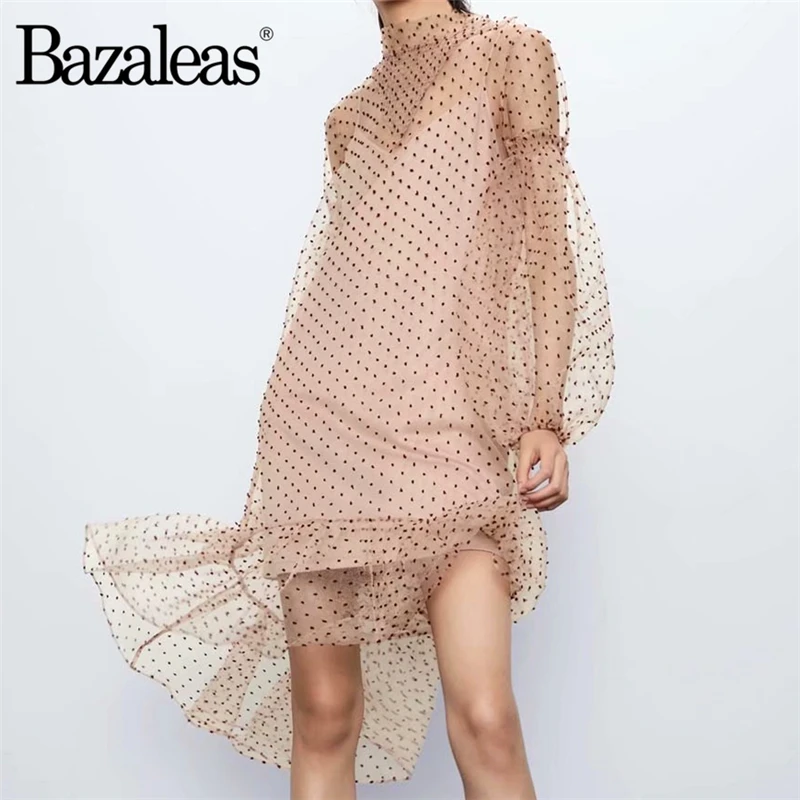 Bazaleas винтажное женское платье с аппликацией в виде красного сердца сексуальное