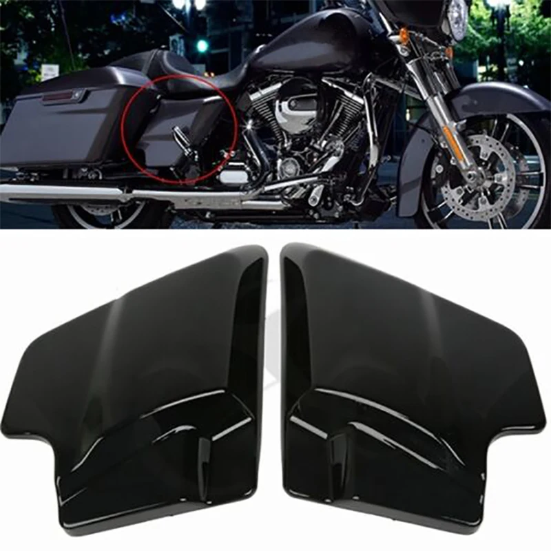 ABS боковая крышка панель для Harley Davidson Touring Street Glide 09-18 яркий черный левый и правый боковой Touring FLT FLH 2009