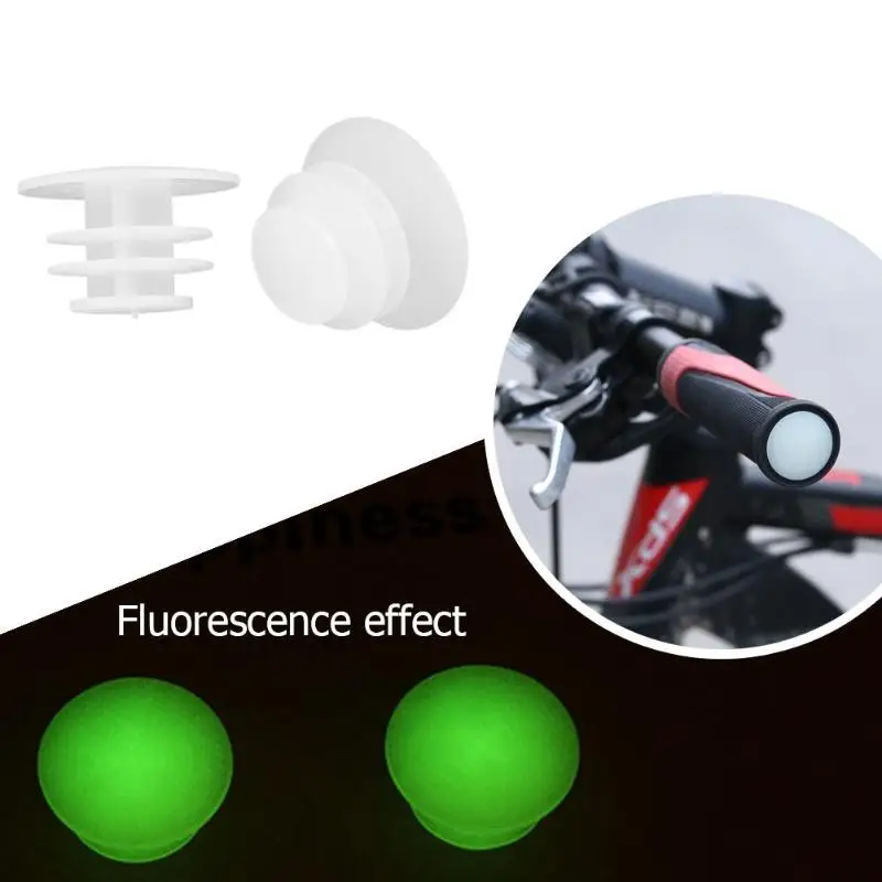 Велосипедная пластиковая световая Крышка для руля заглушка горного велосипеда