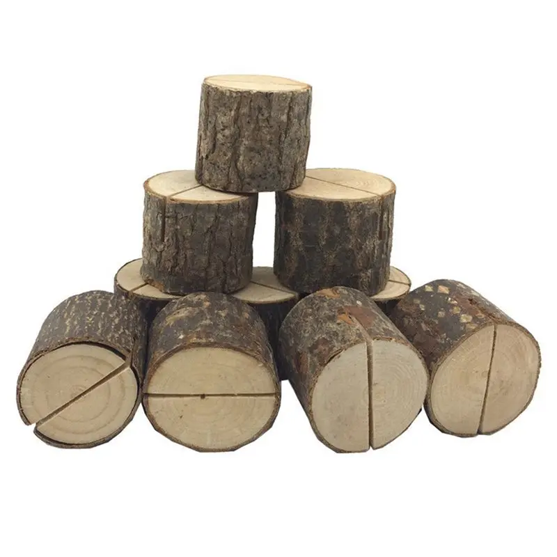 Свадебные деревянные держатели для карт настольные подставки дома вечерние