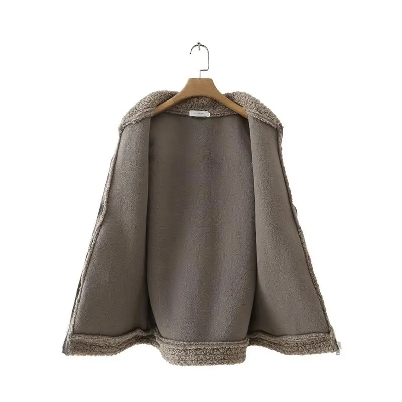 Women's Clothing Sleeveless Jacket Plus Size Autumn Winter 2021 New Outwear Fashion Big Pocket Polar Fleece Warm Zipper Vest