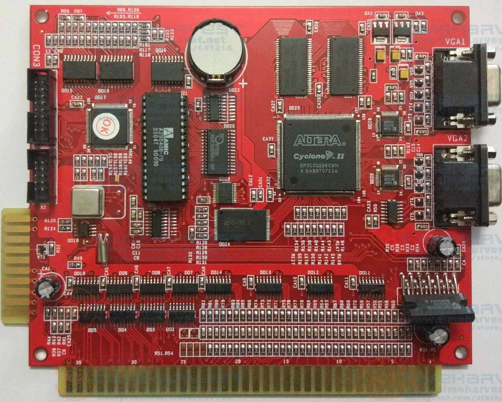 Печатная плата 9 в 1 для разных игровых игр/красная PCB/VGA game PCB автоматов/игровых