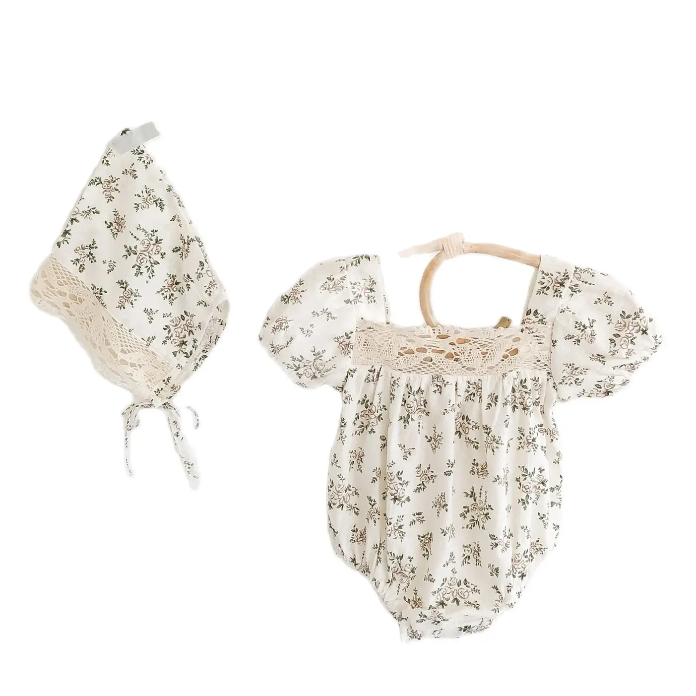 

Baby Clothes Baby Newborn Infant Princess Dresses Jumpsuit Romper Baby Girls Lace Ruffles With Hat Baby Children Lovely Clothing