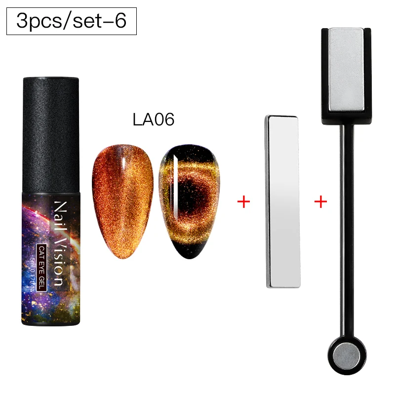 ZH08041 Nail Vision 9D Galaxy Cat Eye гель-Хамелеон Гель для ногтей длительный Galaxy Star эффект кошачьих глаз замачивается УФ/светодиодный - Цвет: ZH08041