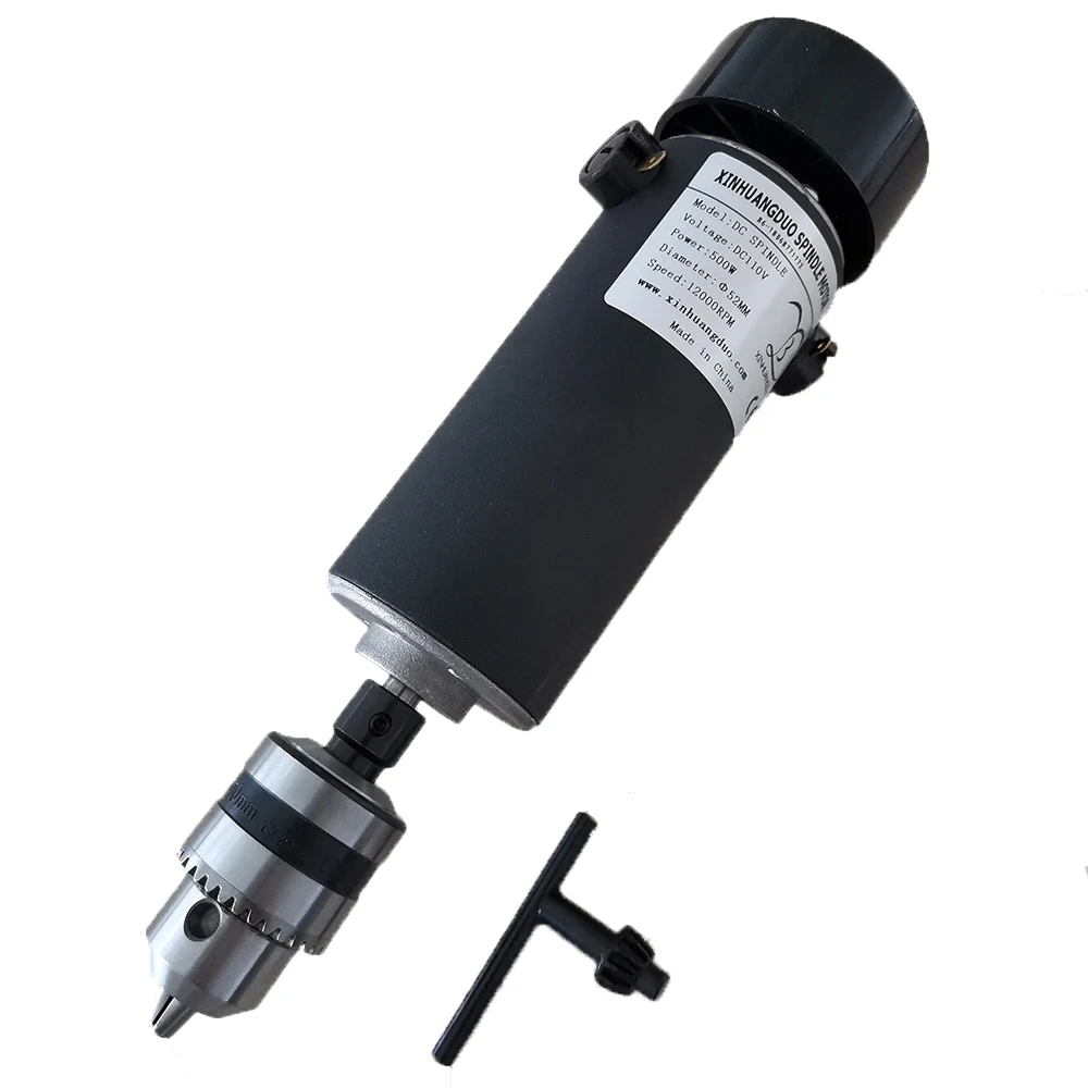 Шпиндель с ЧПУ 500 Вт электродвигатель шпинделя воздушным охлаждением постоянный